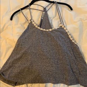 Super cute double agent flower tank top